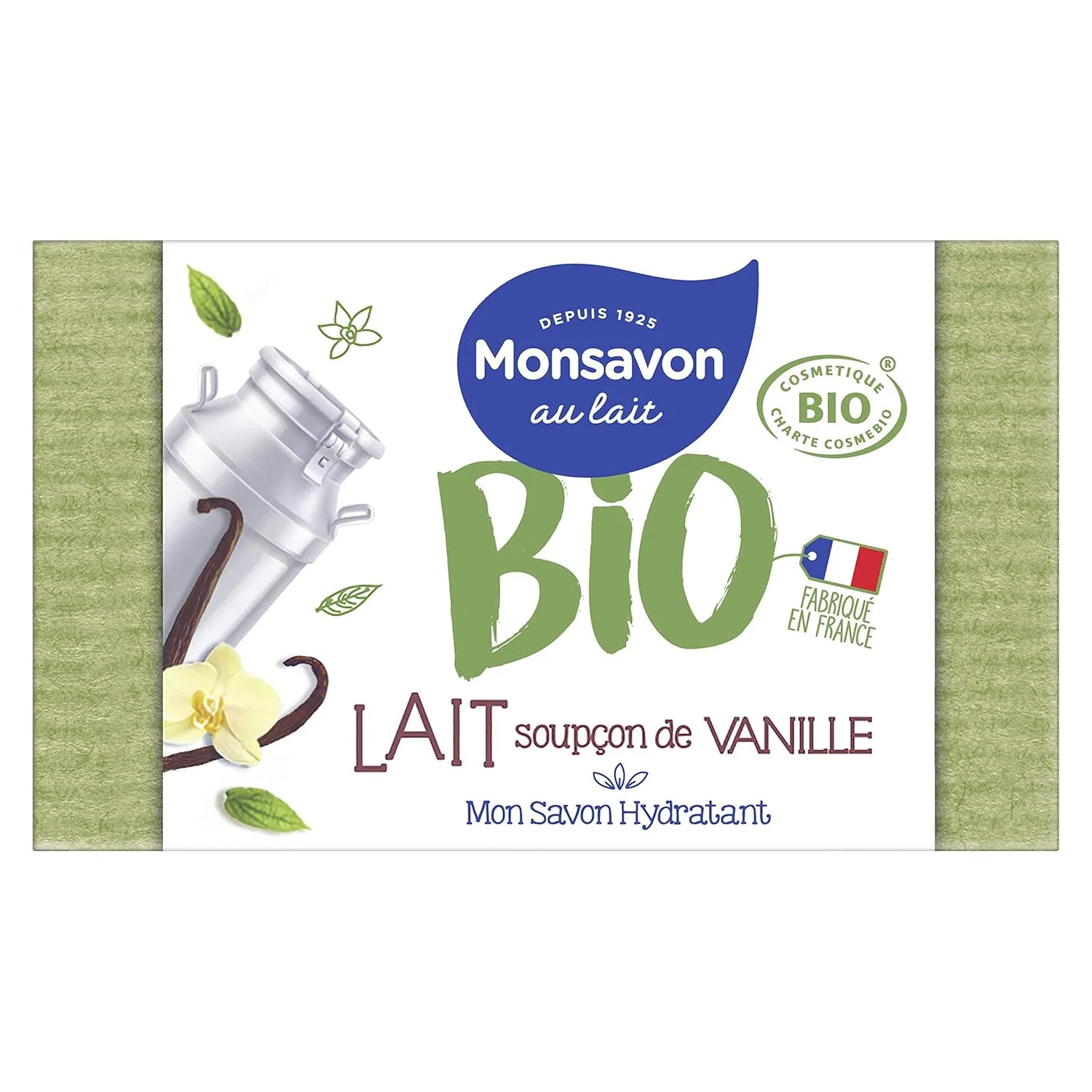 Мыло туалетное с ванилью Monsavon Organic, 100 г