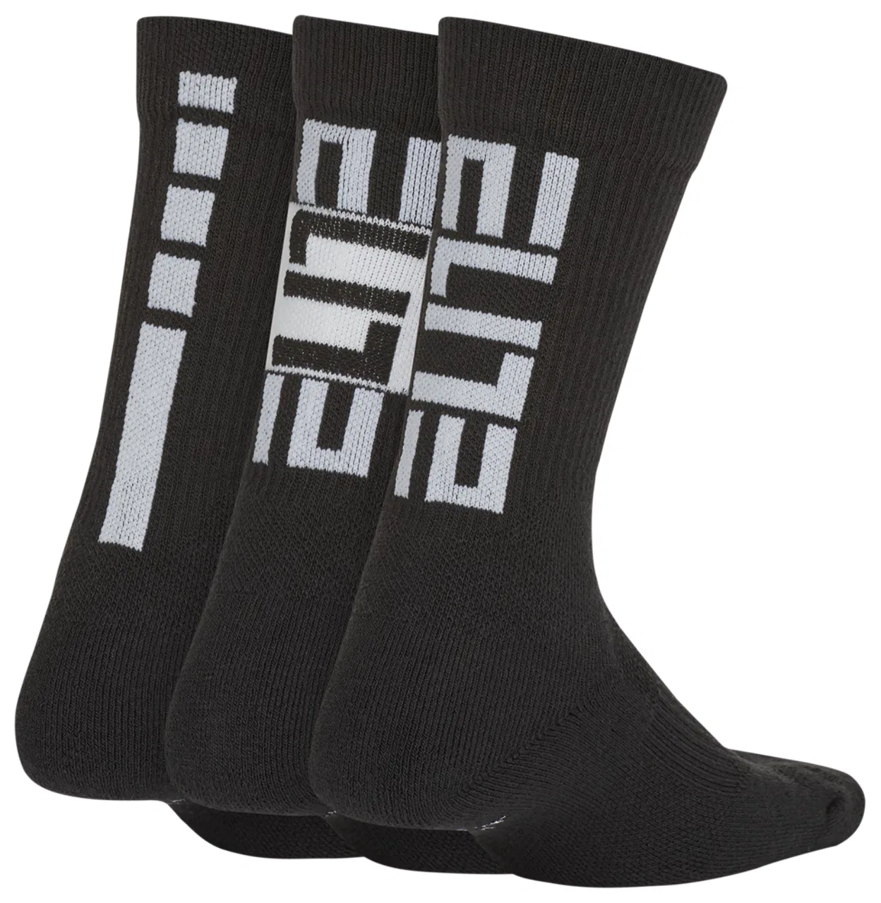 Носки для мальчиков Elite Crew 3 Pack Nike, черный/белый — фото 2