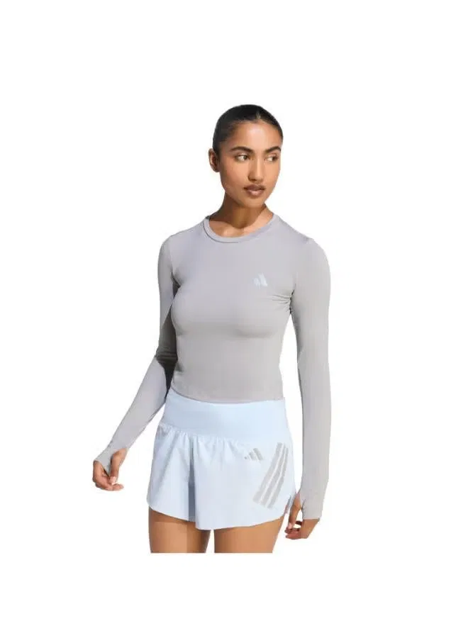 Лонгслив с длинным рукавом Adi365 Running Essentials Adidas, серый