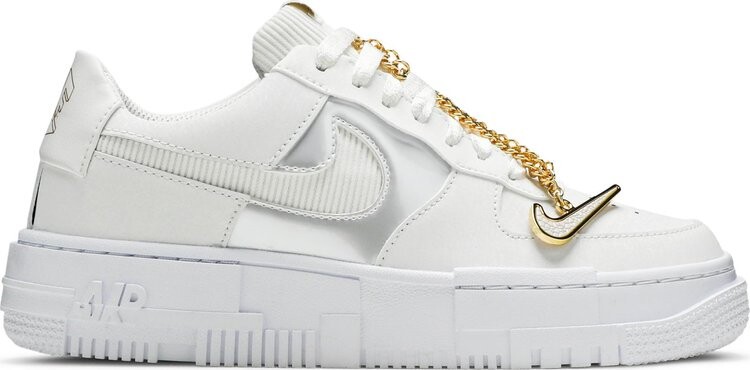 

Кроссовки Nike Wmns Air Force 1 Pixel 'White Gold Chain', белый