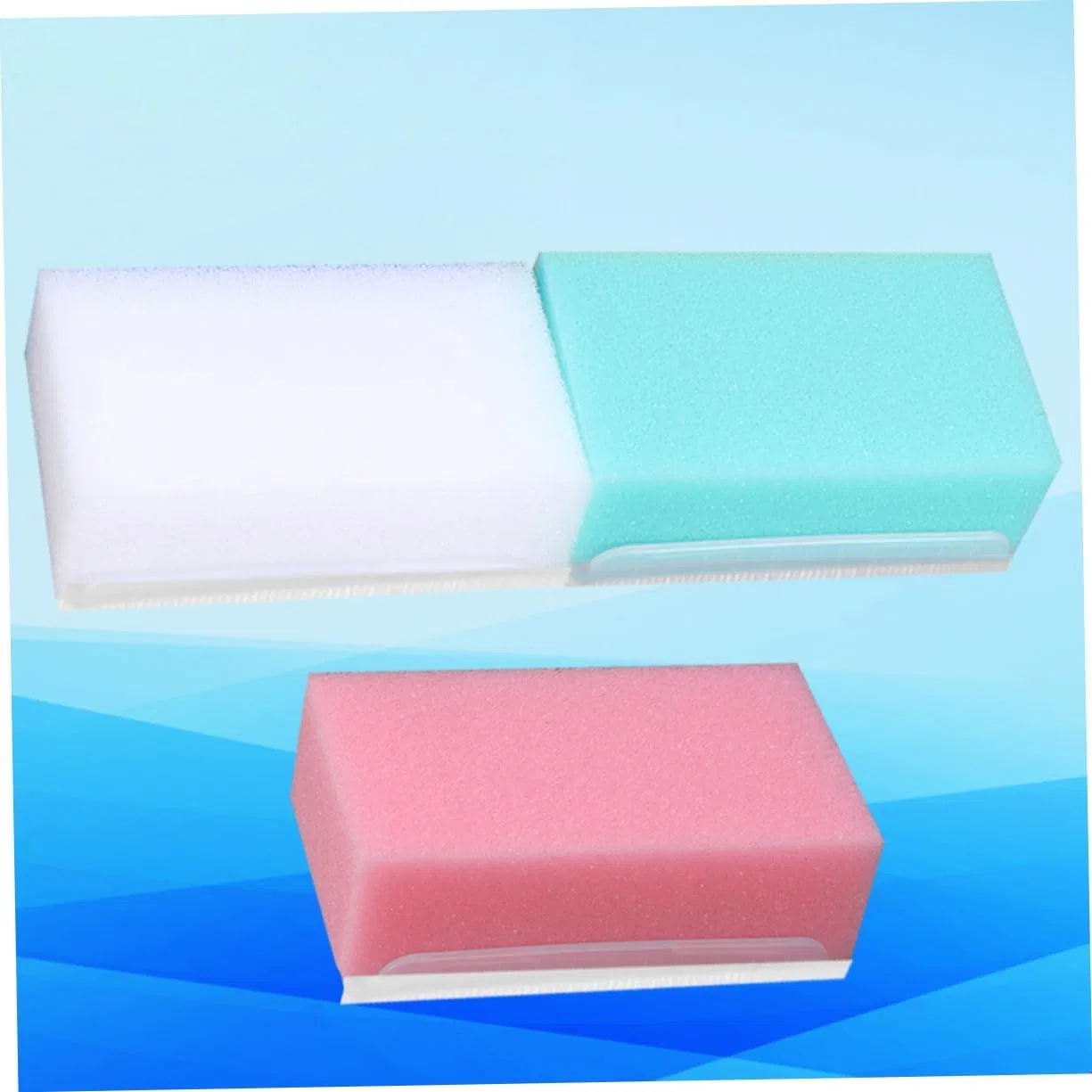 Набор мочалок для ванны, 3 шт, Sponge, VALICLUD, мультиколор — фото 2