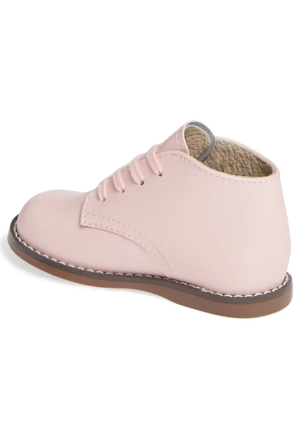 Ботинки детские на шнуровке Tina Lace-Up Bootie Footmates, розовый — фото 2