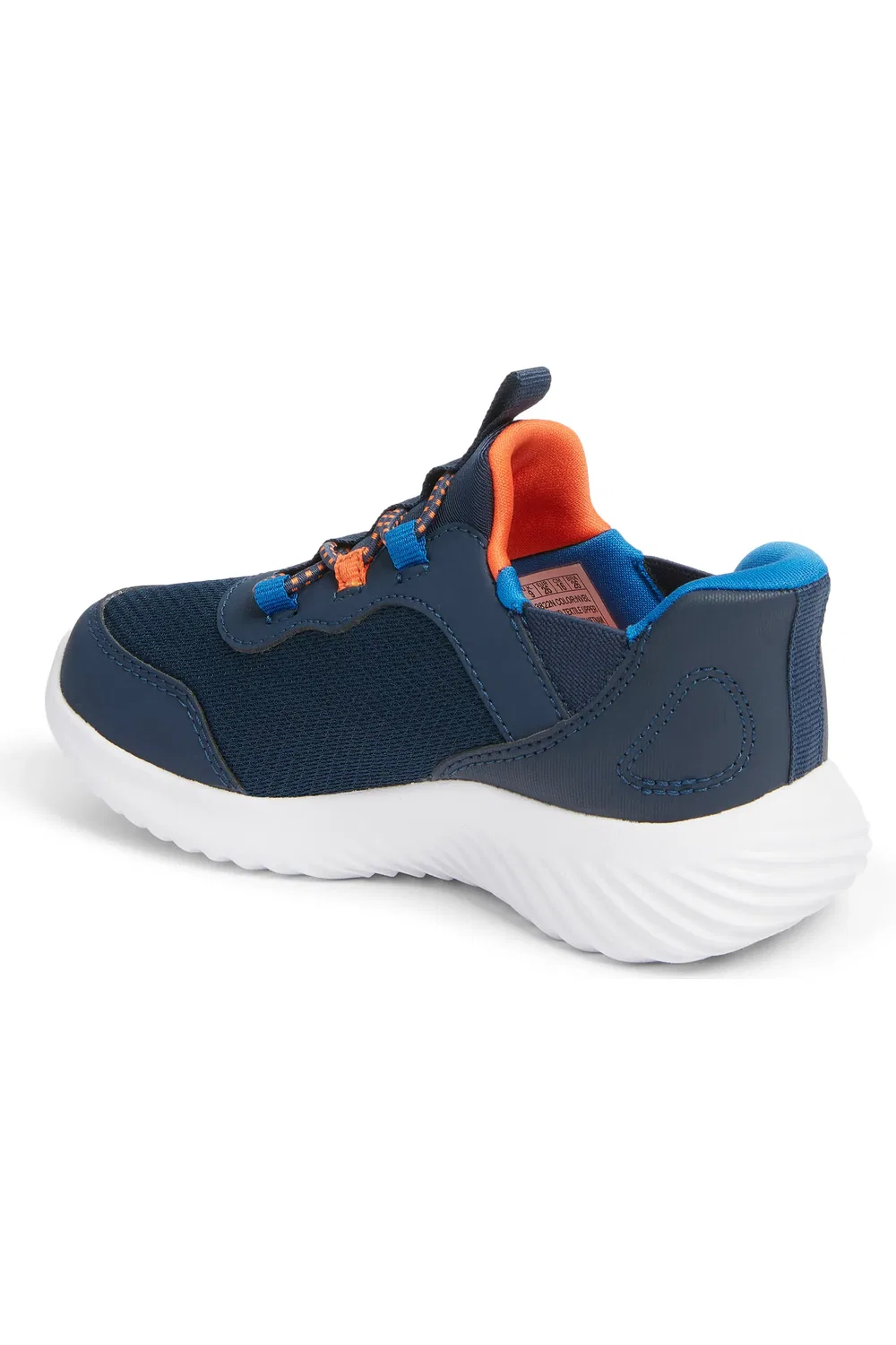 Кроссовки детские с технологией Hands-Free Slip-ins Bounder SKECHERS, темно-синий — фото 2