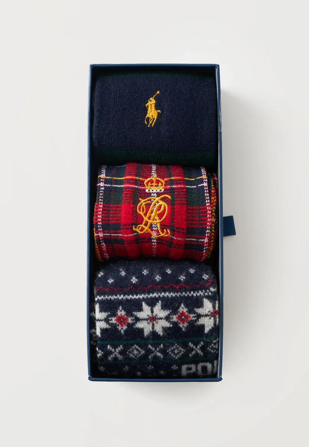 3 пары носков Polo Ralph Lauren, Dark Blue/Multi-Coloured — фото 2