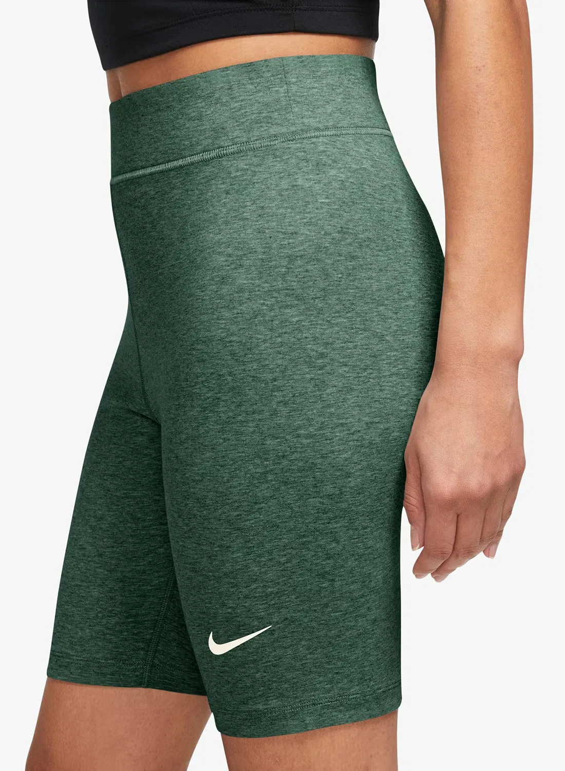 Шорты с высокой посадкой NSW Classic Nike, зеленый — фото 3
