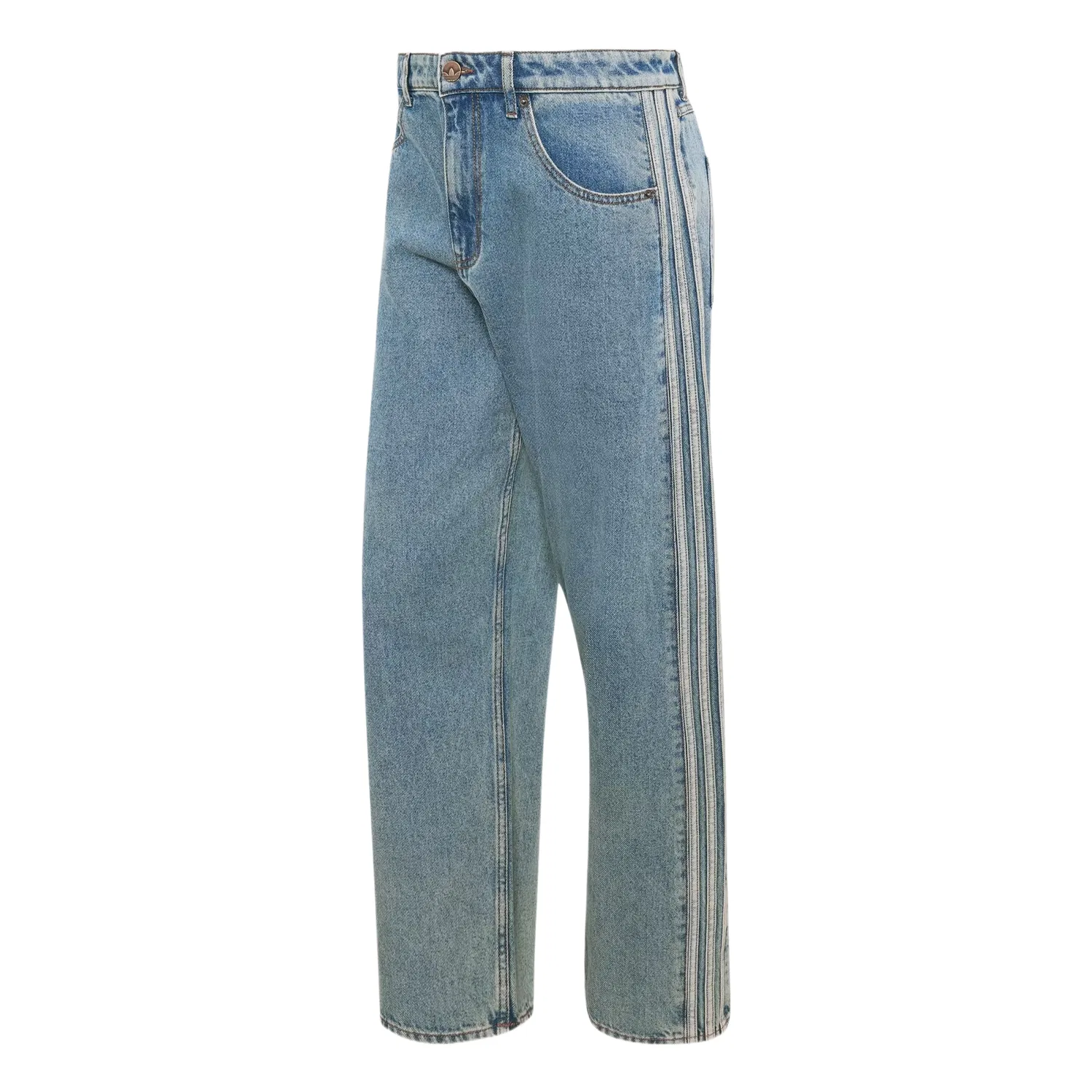 Мужские джинсы прямого кроя Vintage Blue Denim Adidas Originals, Vintage Blue Denim