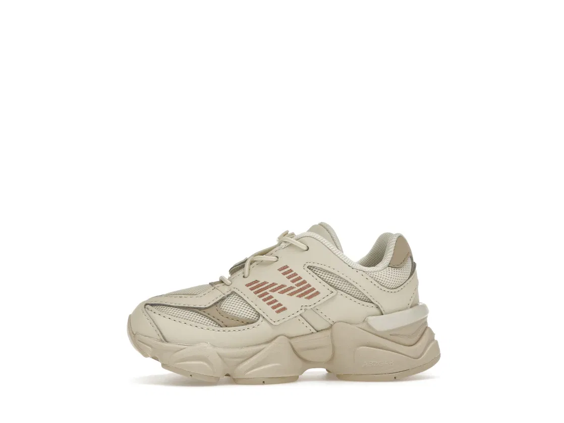 Детские кроссовки Lifestyle New Balance 9060, Bone/Sparrow — фото 3