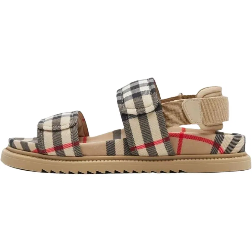 Детские сандалии с принтом Vintage Check Burberry, Black
