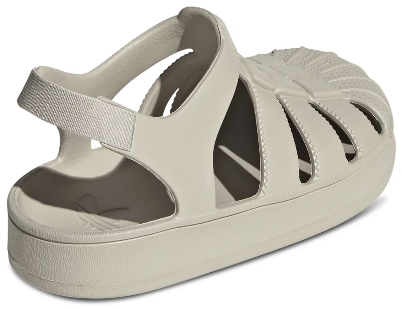 Сандалии для мальчиков Superstar Adidas, цвет Wonder Alumina/Wonder Alumina/Wonder Alumina — фото 3