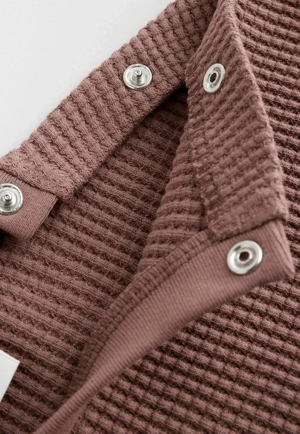 Комплект из топа и леггинсов хлопковый Regular fit Next, коричневый — фото 4
