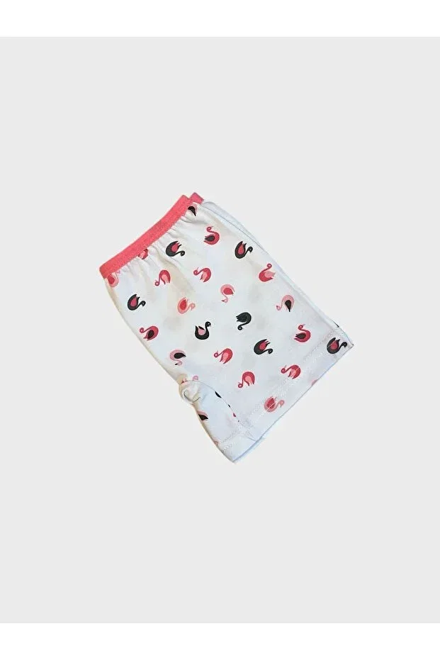 Детский комплект для девочек с животным принтом Elmas Kids, White — фото 3