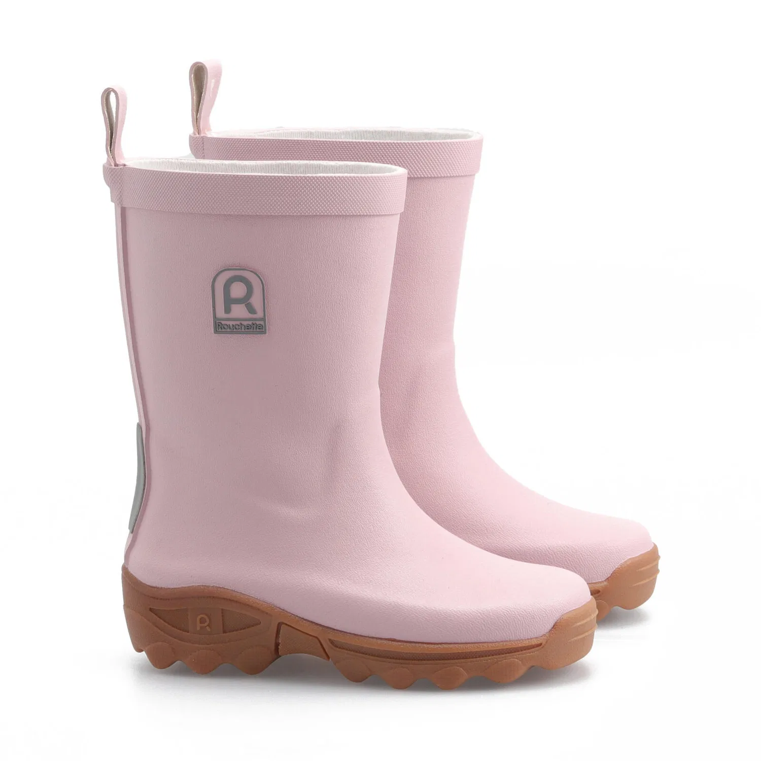 Детские резиновые сапоги с самоочищающейся подошвой Rouchette Clean, Rosa — фото 2