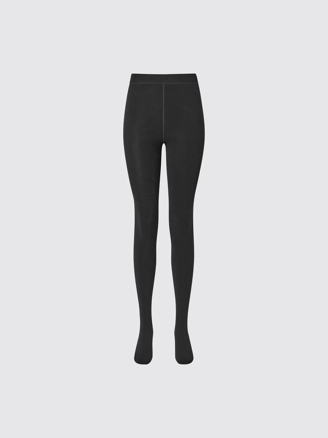 Колготки Uniqlo Heattech, утепленные, черный
