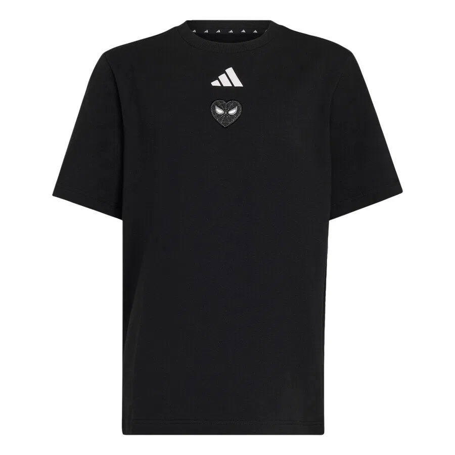Спортивная футболка ADIDAS SPORTSWEAR Performance Shirt 'Marvel Spider-Man' черного цвета — фото 2
