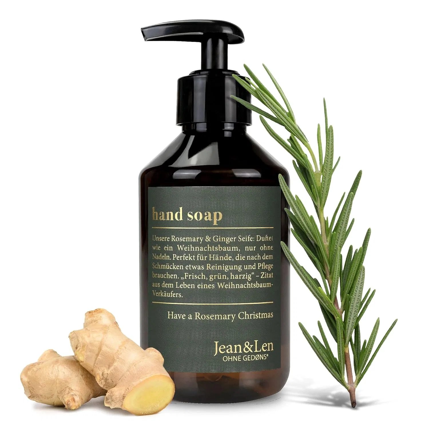 Жидкое мыло для рук Rosemary & Ginger, Jean & Len, 250 мл