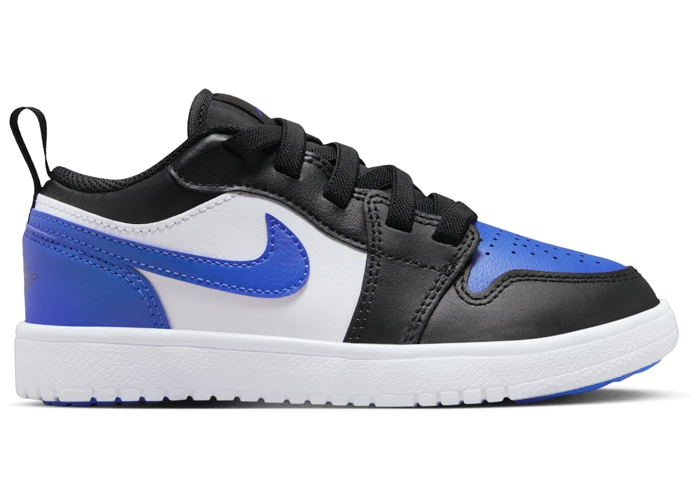 Детские кроссовки с принтом Jordan 1 Low ALT Jordan, White/Black/White/Royal Blue