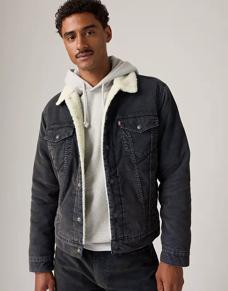 Куртка-тракер sherpa type iii из вельвета Levi's, мультиколор — фото 4