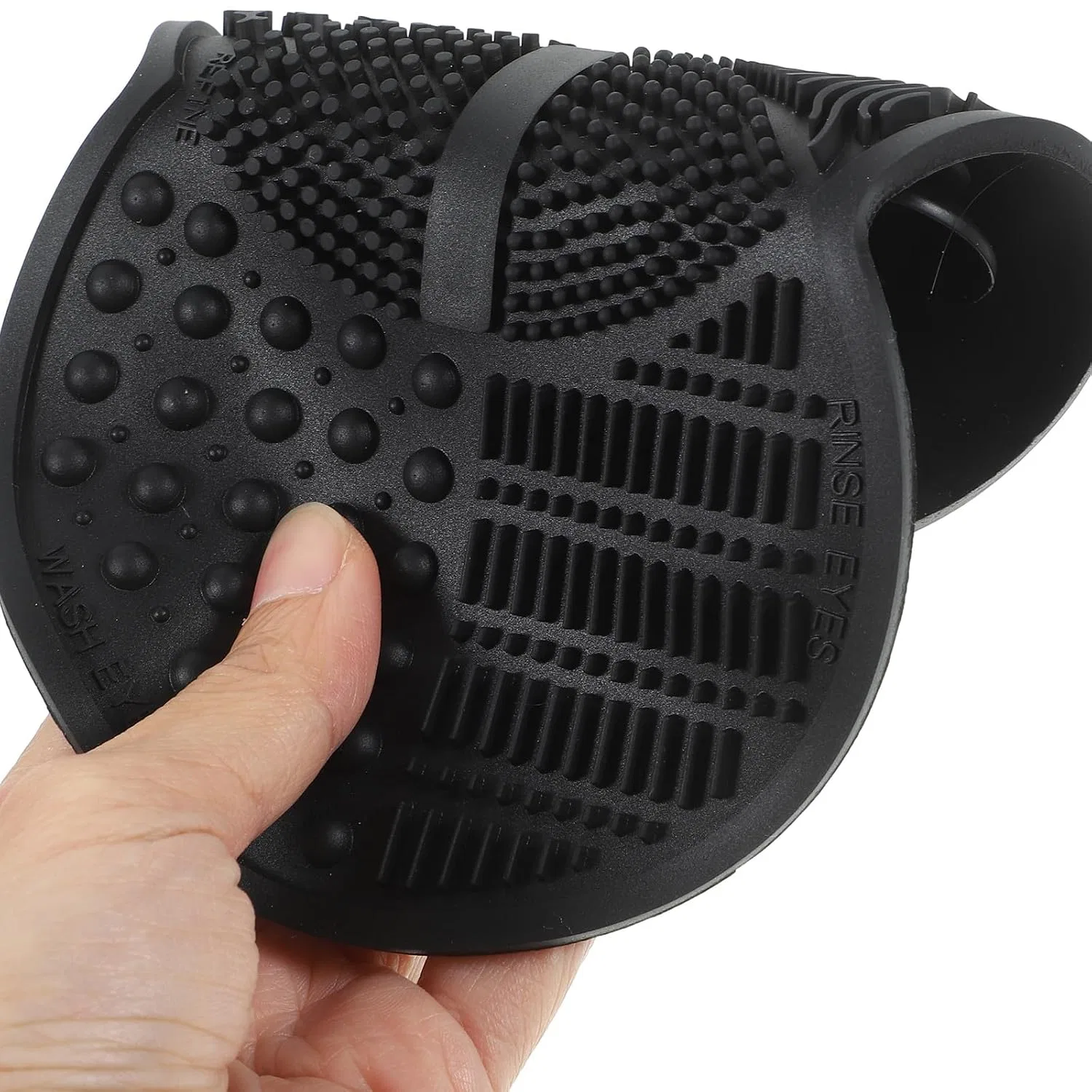 Силиконовая подушечка для очистки кистей Artibetter, 16.8x10.8x0.8 см, Черный — фото 4