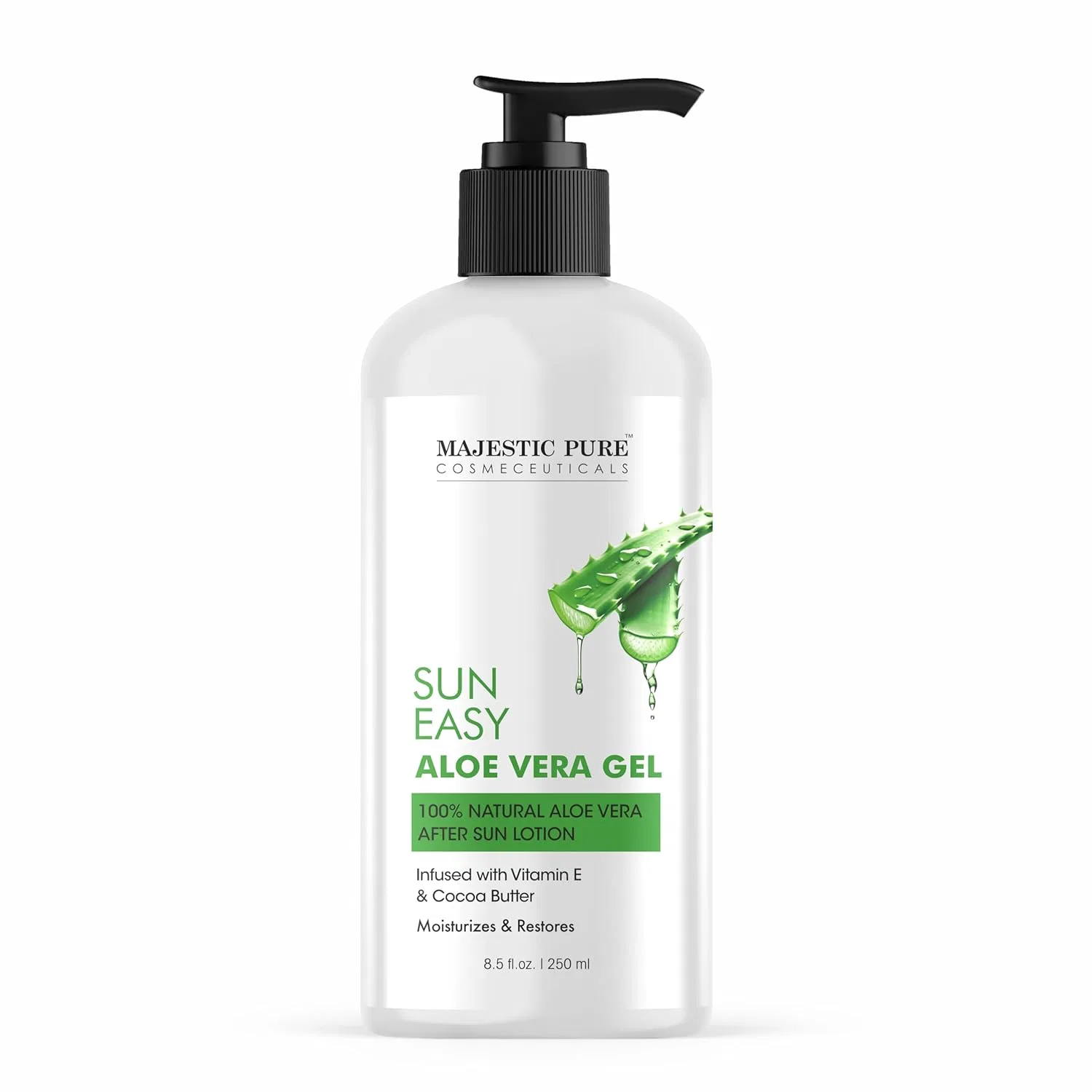 Лосьон для тела с витамином E и какао-маслом Majestic Pure, 250 мл