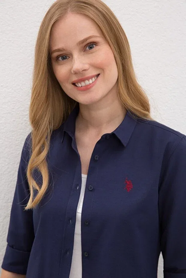 Женская рубашка с длинным рукавом Basics U.S. Polo Assn., Vr033 — фото 2