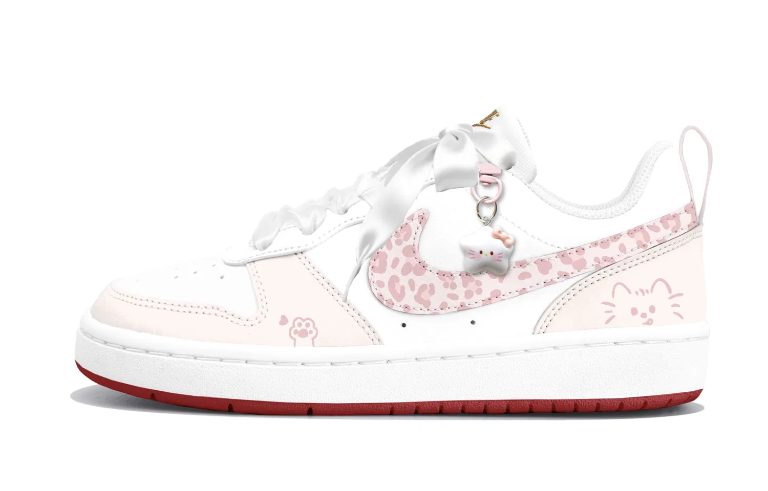 Детские кроссовки-скейтборд с низким верхом Nike Court Borough Pink