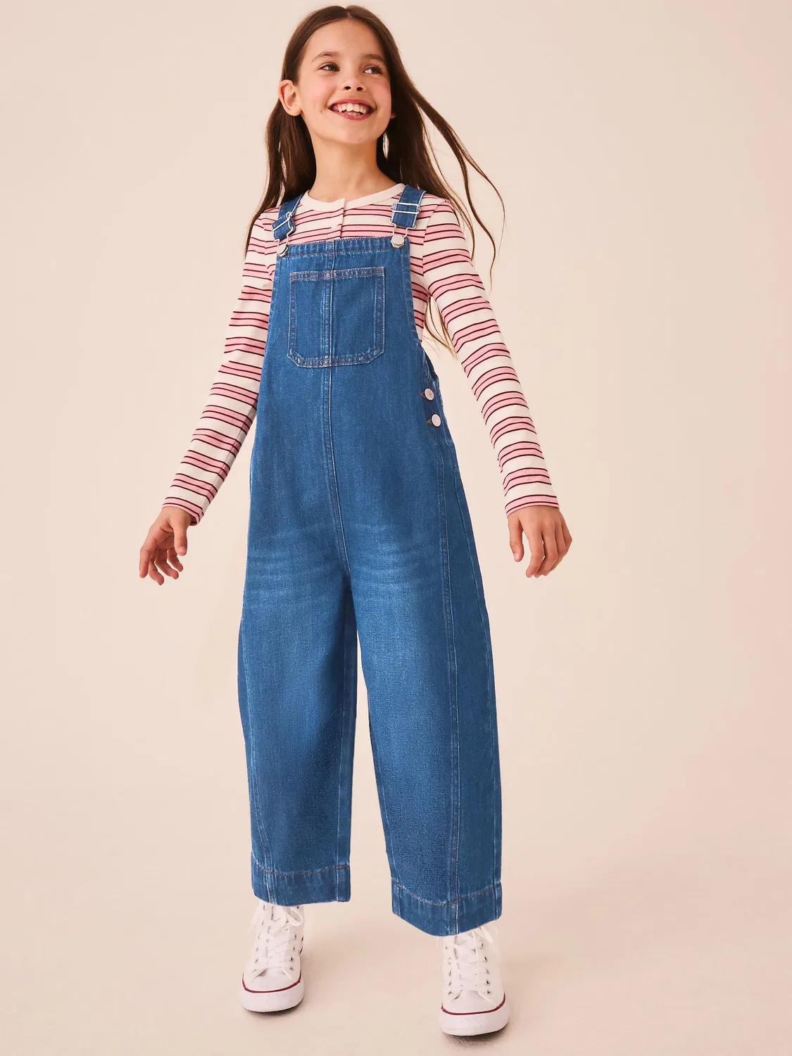 Комбинезон джинсовый Blue Rinse Wash Next, синий