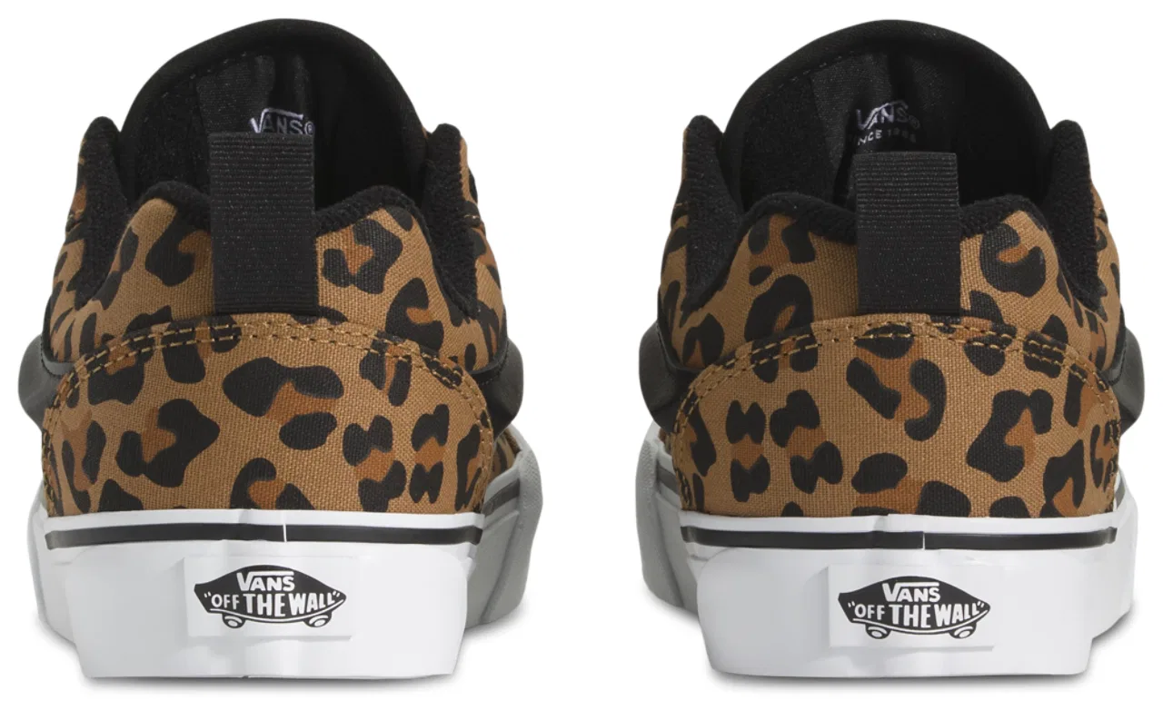 Кеды для девочек Knu Skool Vans, цвет Leopard/Black — фото 3
