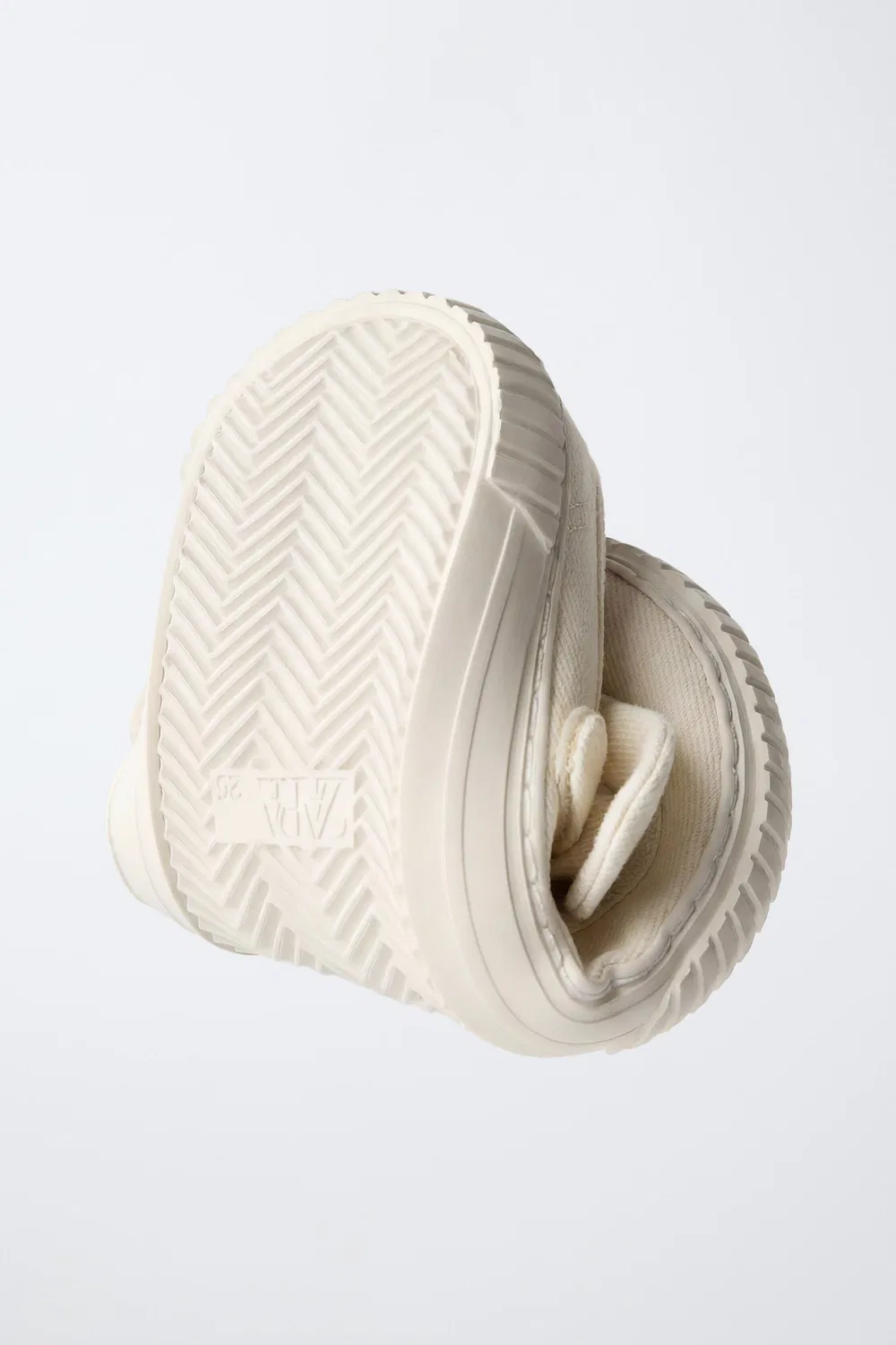 Кроссовки босиком ZARA, White — фото 2
