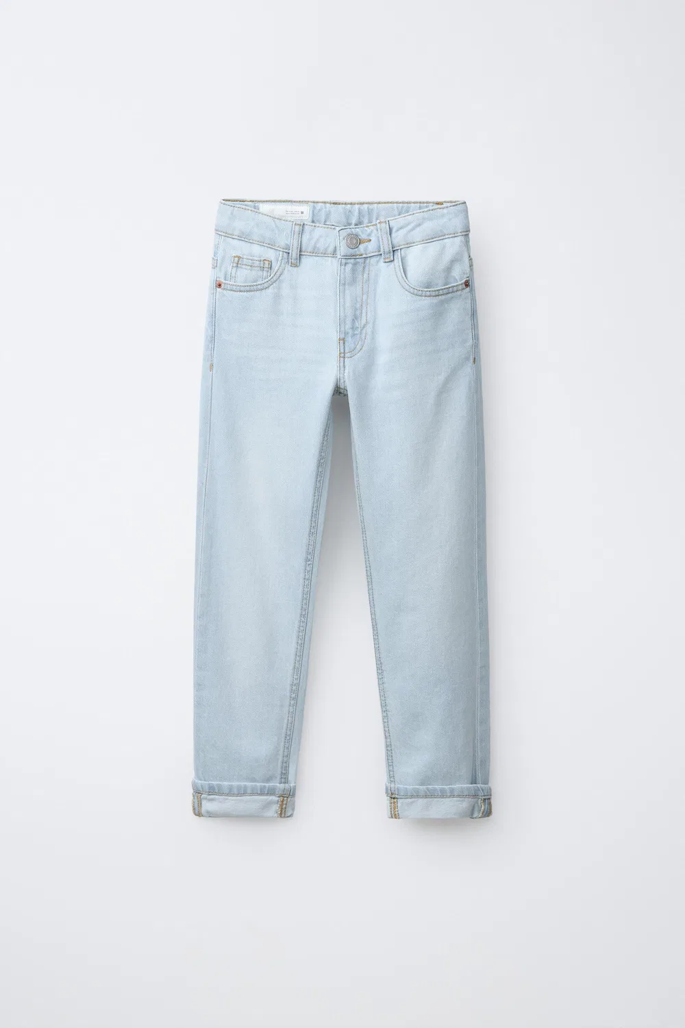 Джинсы прямого кроя ZARA, Blue