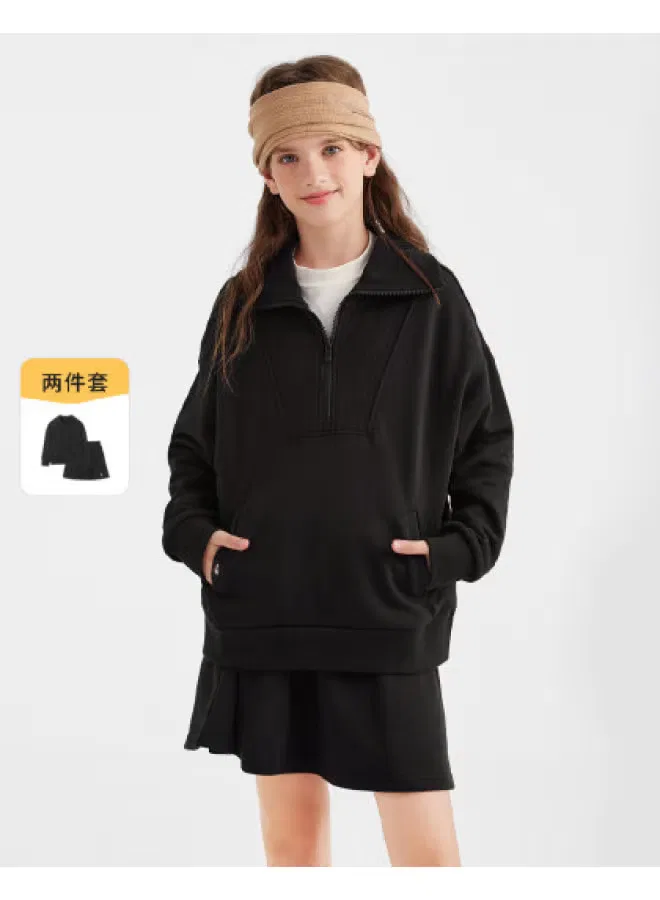 Комплект детской одежды с длинным рукавом, худи и юбка, Hush Puppies