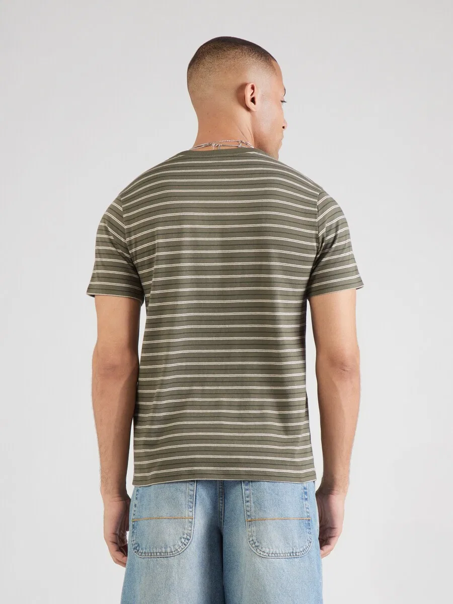 Футболка LEVI'S ORIGINAL HM оливкового и темно-зеленого цвета — фото 4