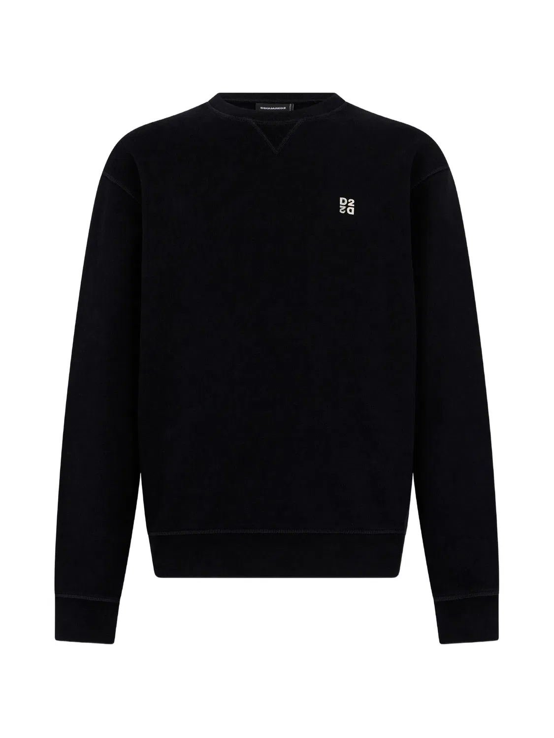 DSQUARED2 Свитшот D2 Upside Down черный
