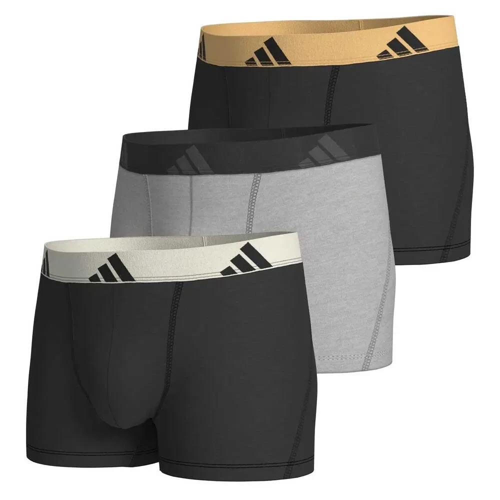 Боксеры Active Flex Cotton, 3 шт, Adidas, мультиколор