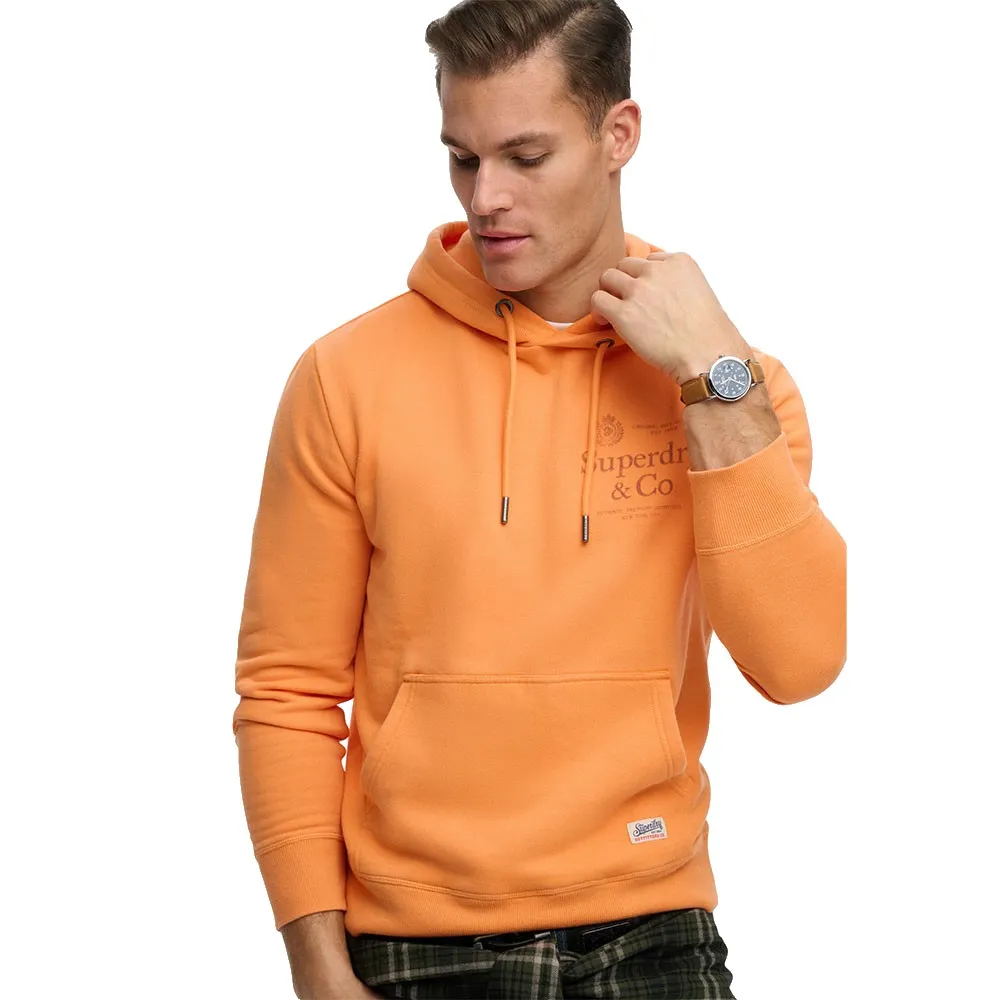 Худи свободного кроя Superdry 1954 Company, оранжевый — фото 4