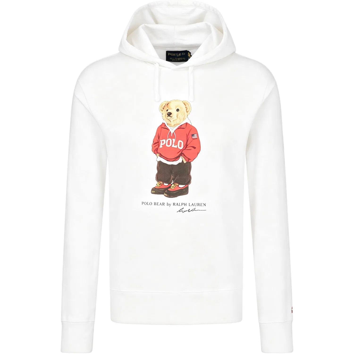 Свитшот с капюшоном Polo Bear, Ralph Lauren, White
