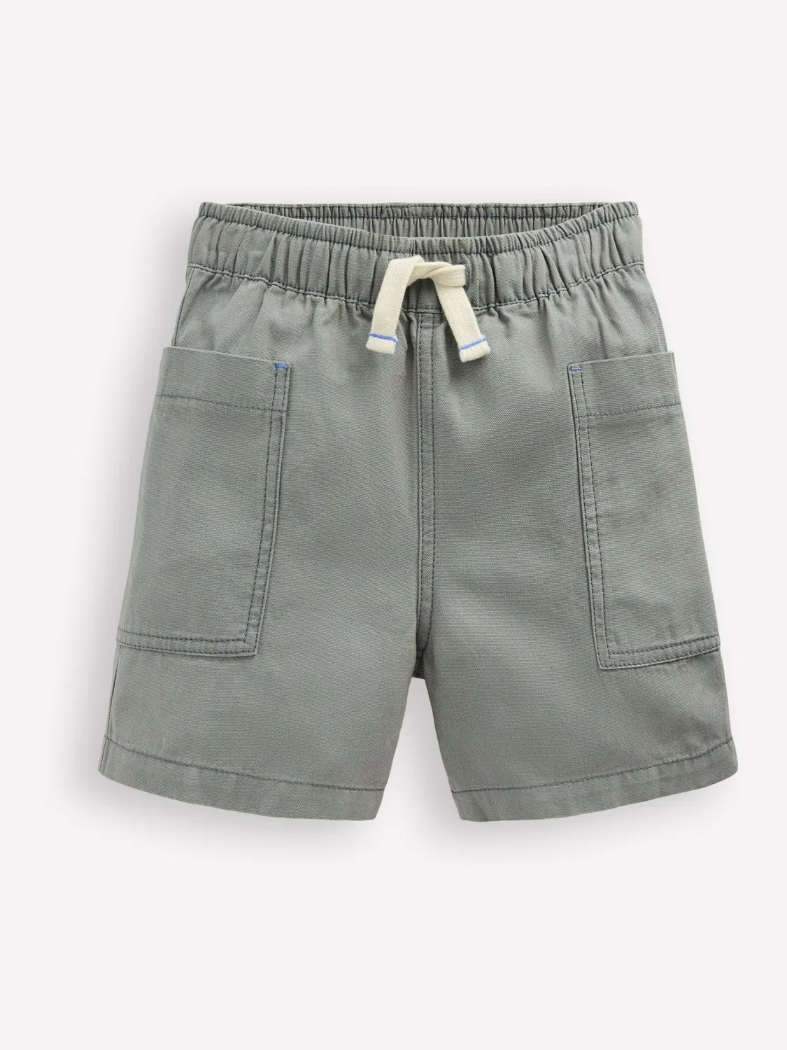 Шорты с карманами, хлопковые, Pocket Shorts Boden, серый