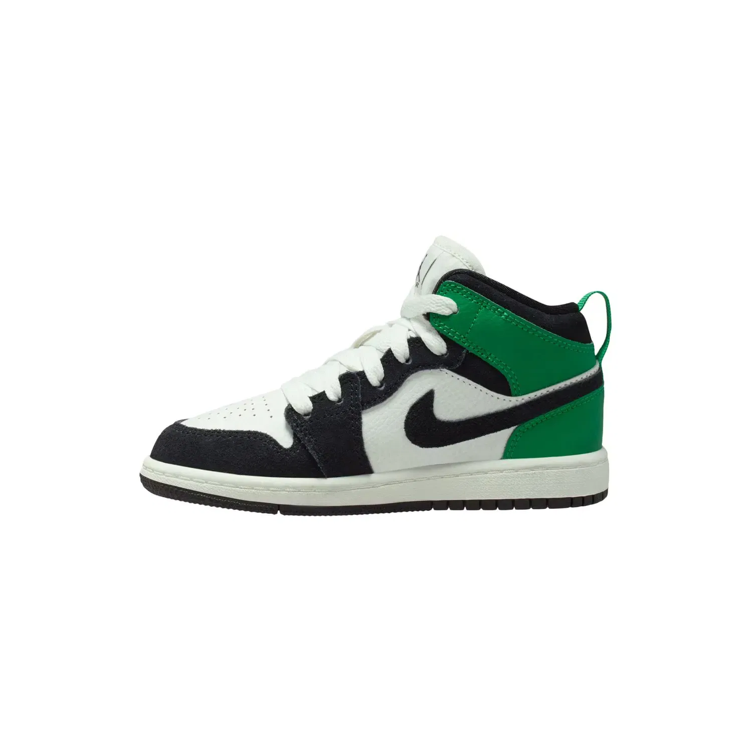 Детские кроссовки для мальчиков JORDAN 1 MID SE (PS) Nike, Blanco — фото 2