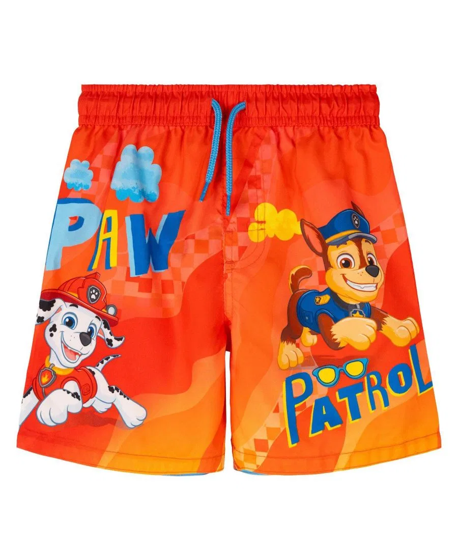 Плавки для мальчиков с принтом Chase and Marshall, бренд Paw Patrol, Orange Chase Marshall