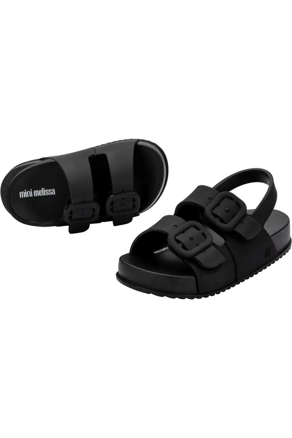 Сандалии детские slingback Mini Cozy Matt Black Mini Melissa — фото 3