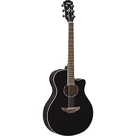 

Акустическая электрогитара Yamaha APX600 Thin-line Cutaway - черная APX600 Thin-line Cutaway Acoustic Electric Guitar