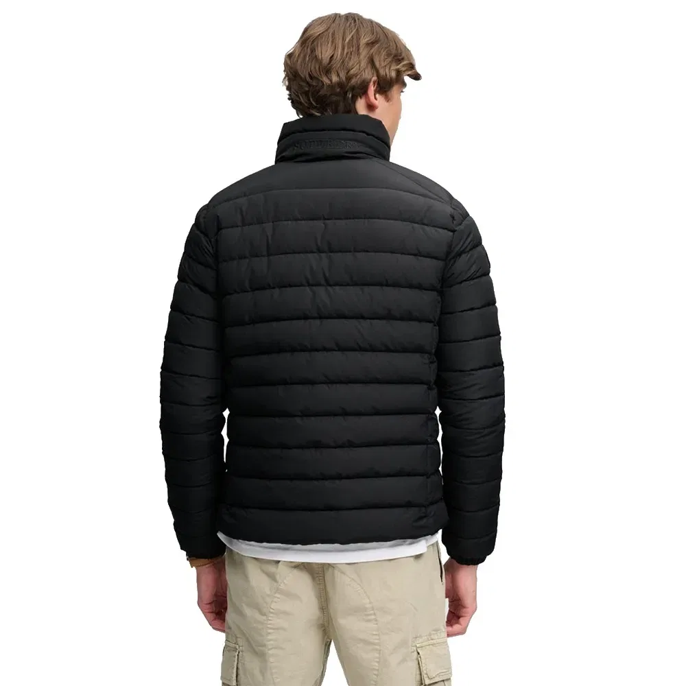 Мужская куртка-пуховик с наполнителем Fuji Midweight Padded Superdry, Black — фото 2