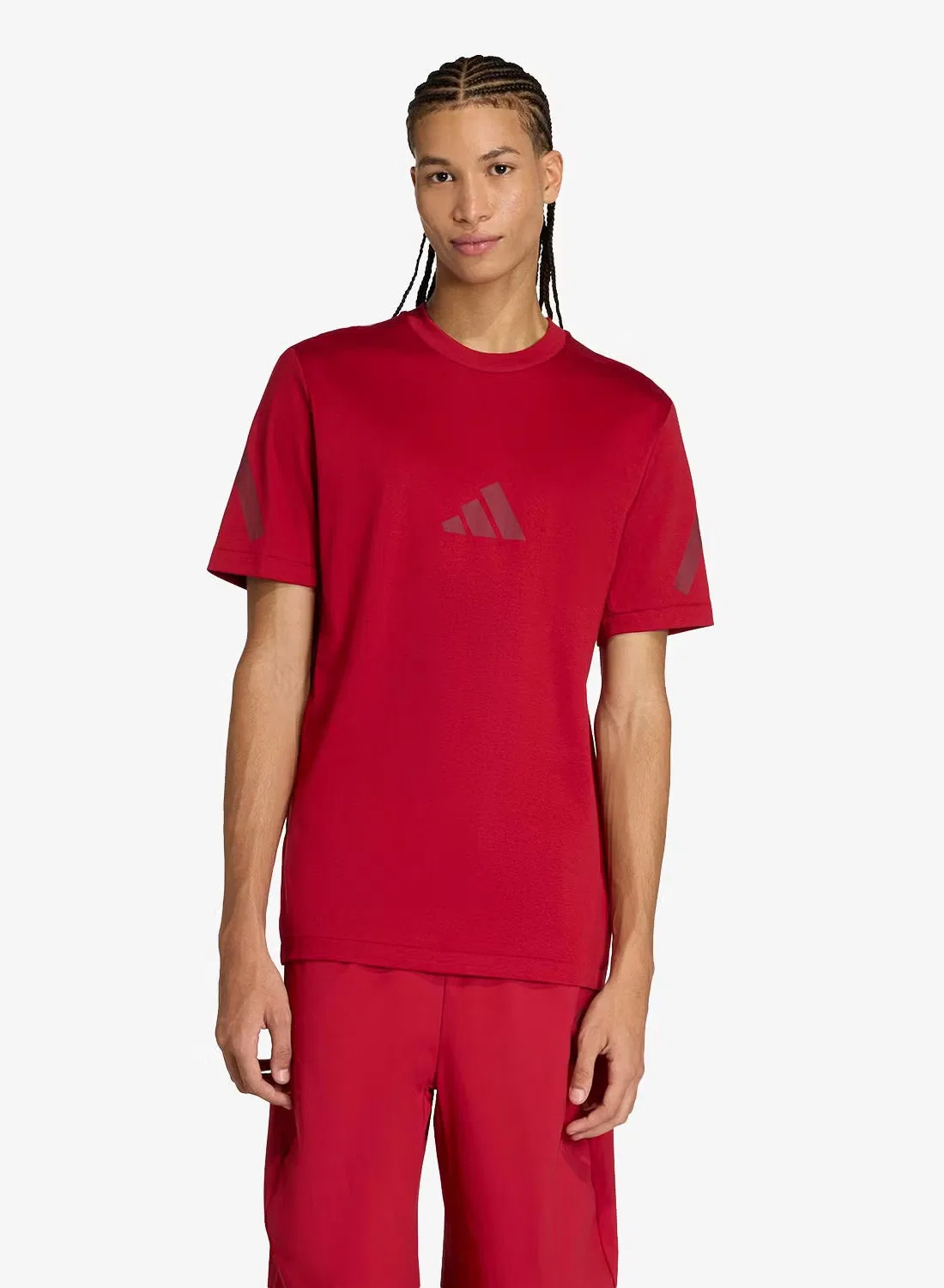 Футболка с принтом Z.N.E. Adidas, морской волны