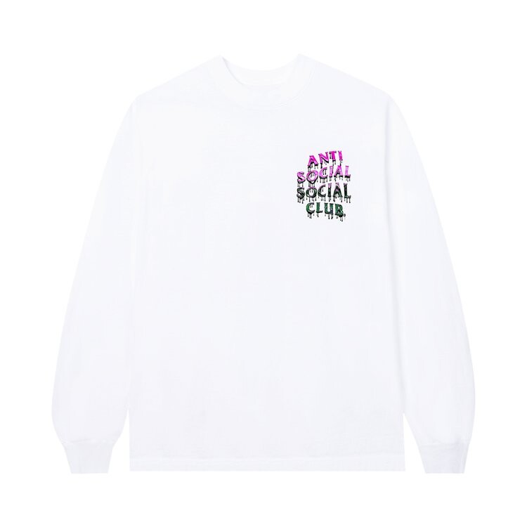 

Лонгслив Anti Social Social Club Mind Melt Long-Sleeve Tee 'White', белый