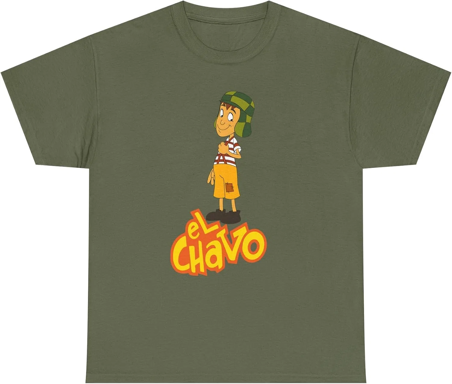 Мужская футболка с принтом El Chavo del 8, Military Green
