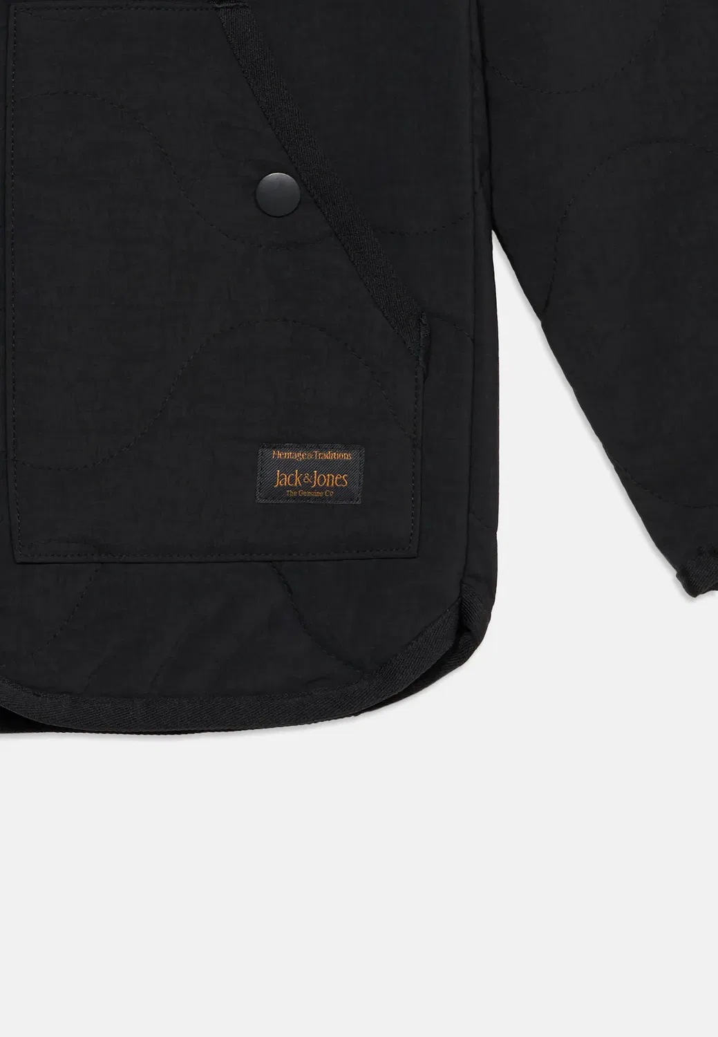 Куртка-Подкладка Jjaxel - легкая куртка Jack & Jones Junior, Black — фото 4