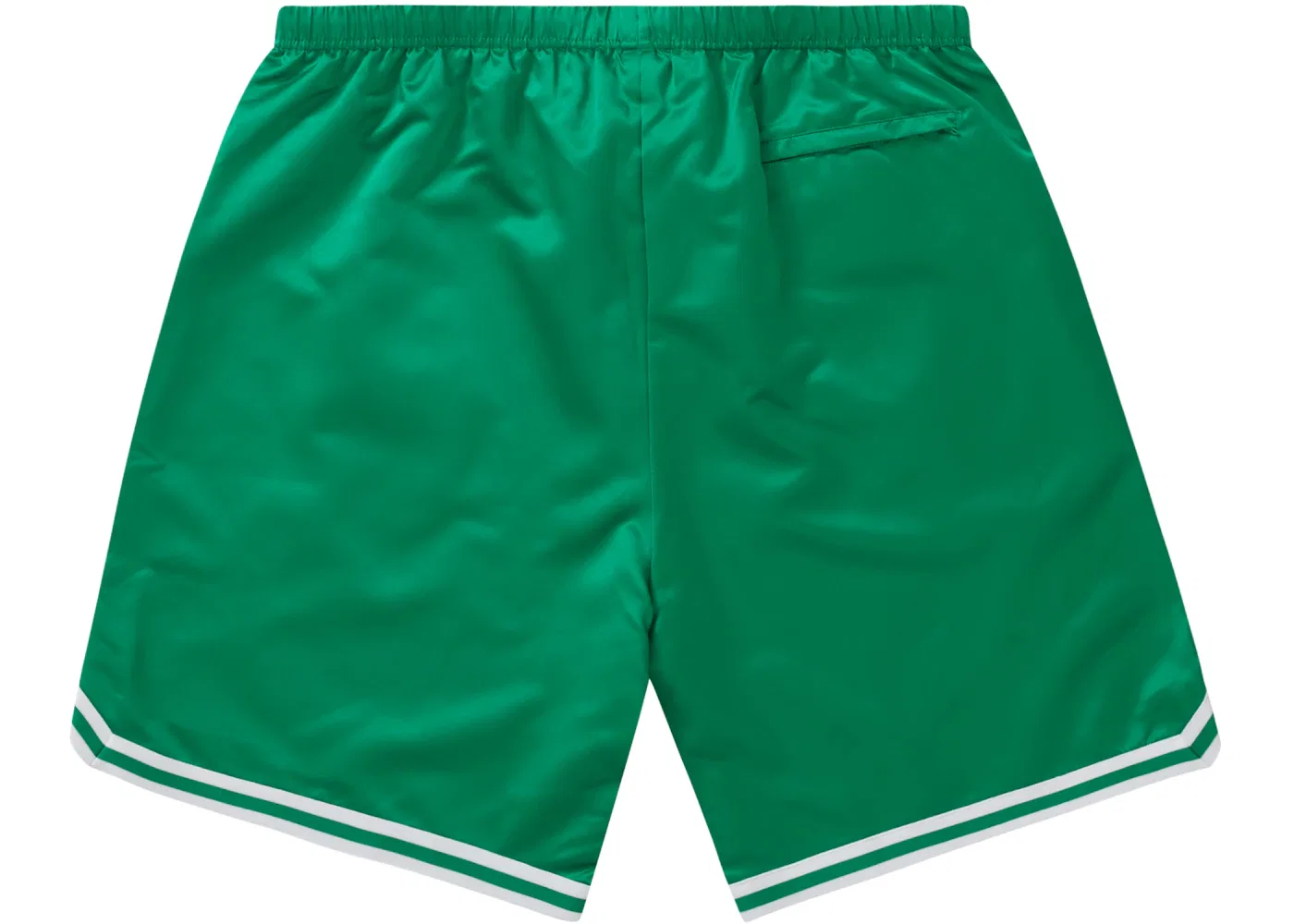 Мужские шорты сатиновые с принтом Supreme Mitchell & Ness, Green — фото 2