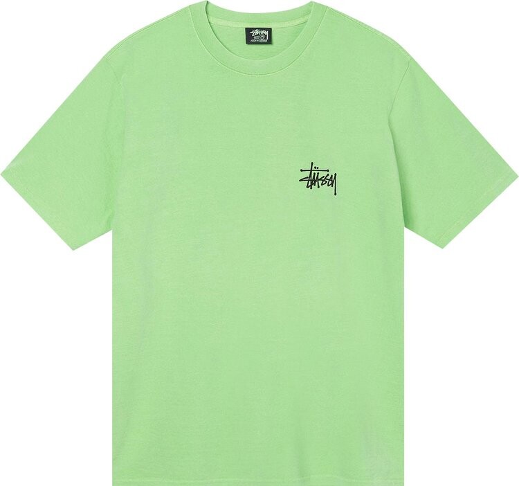 

Футболка Stussy Skull Wings Pigment Dyed Tee 'Green', зеленый