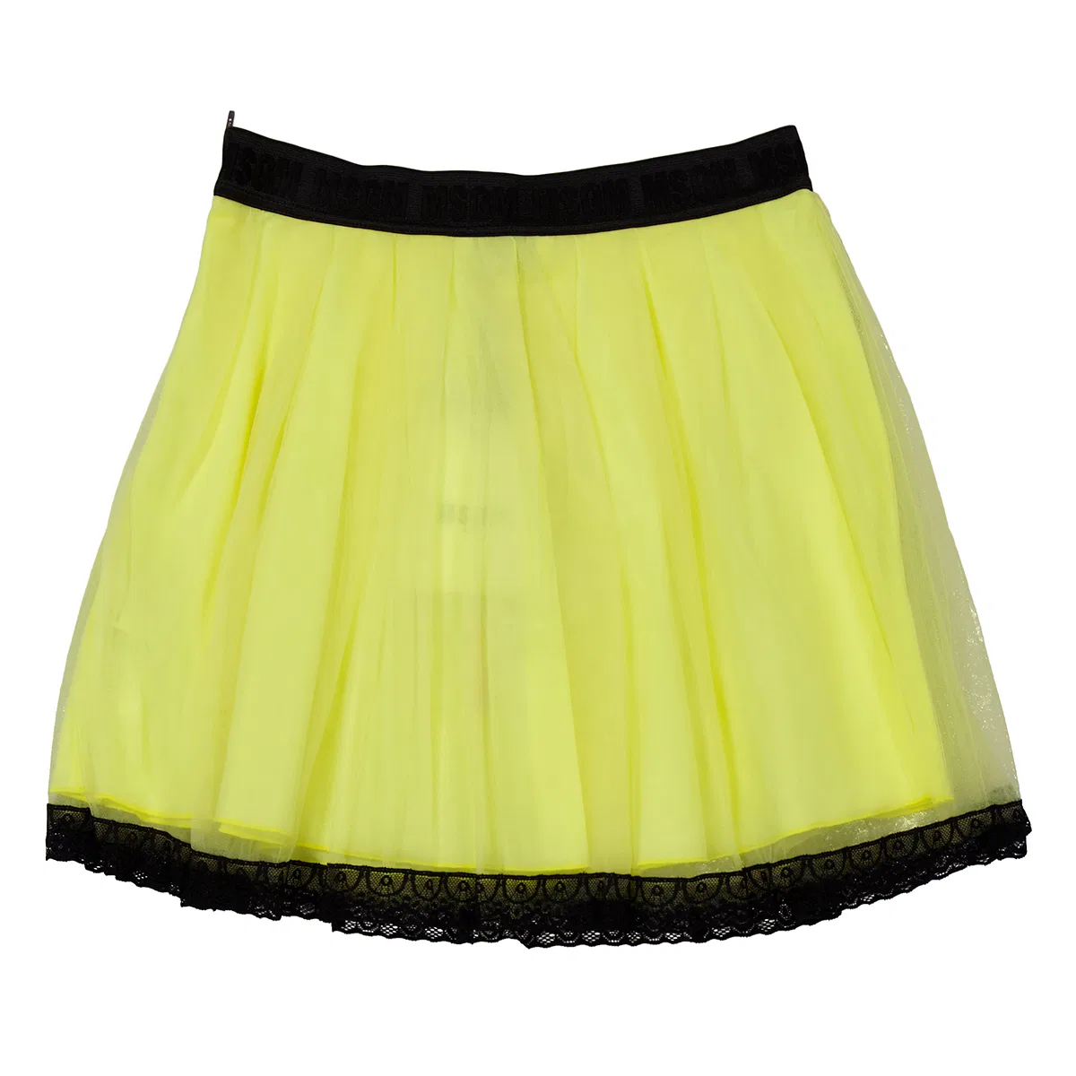 Юбка из тюля с воланами MSGM Girls Ruffle Hem Tulle Skirt, Green — фото 3