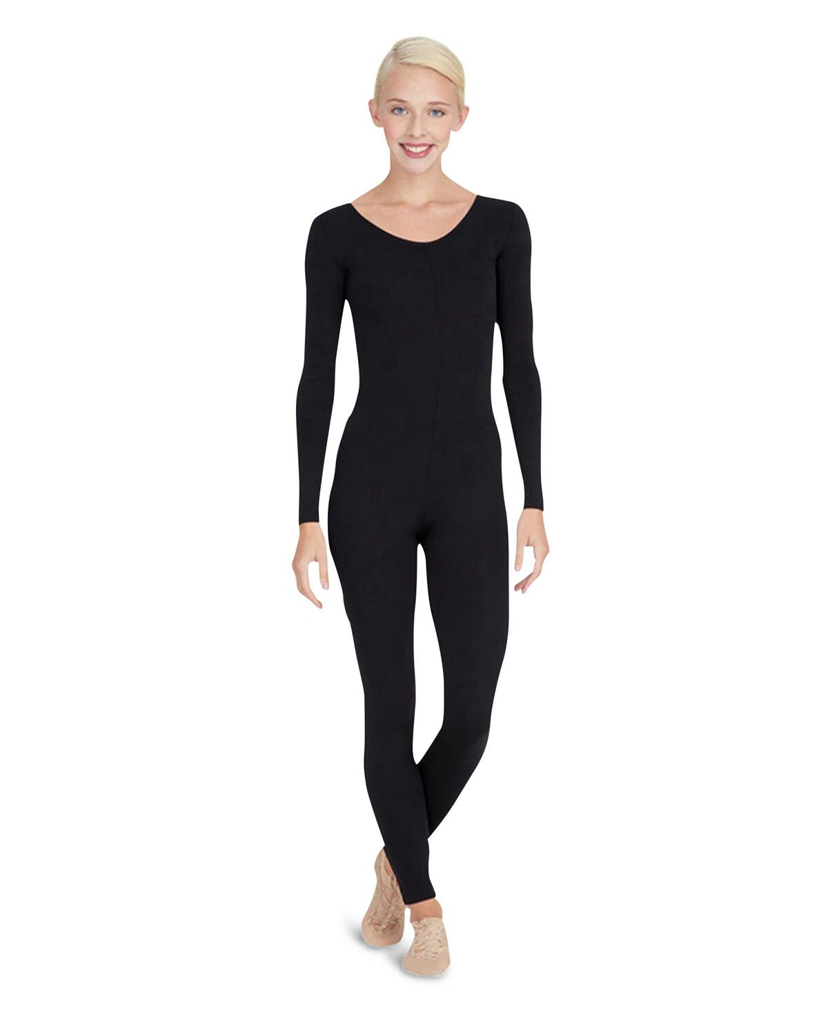 

Комбинезон с длинными рукавами Capezio, черный
