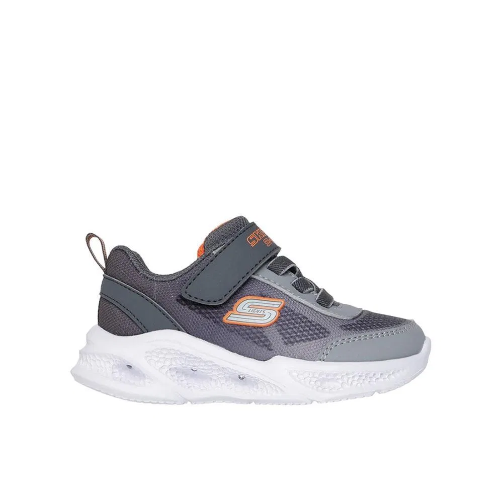 Детские кроссовки с эластичными шнурками S Lights Skechers, Grau / Mango